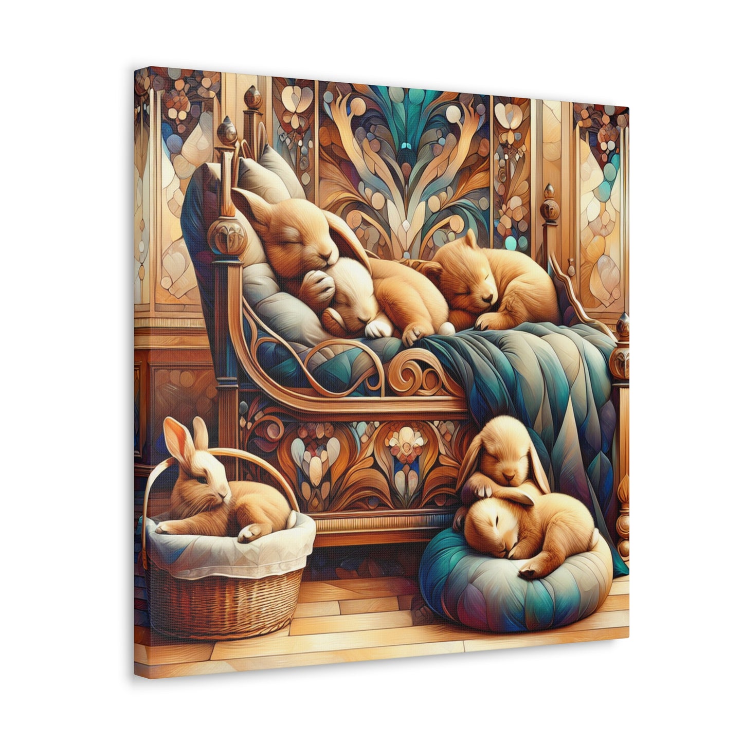 Dreaming Forest Creatures - Canvas