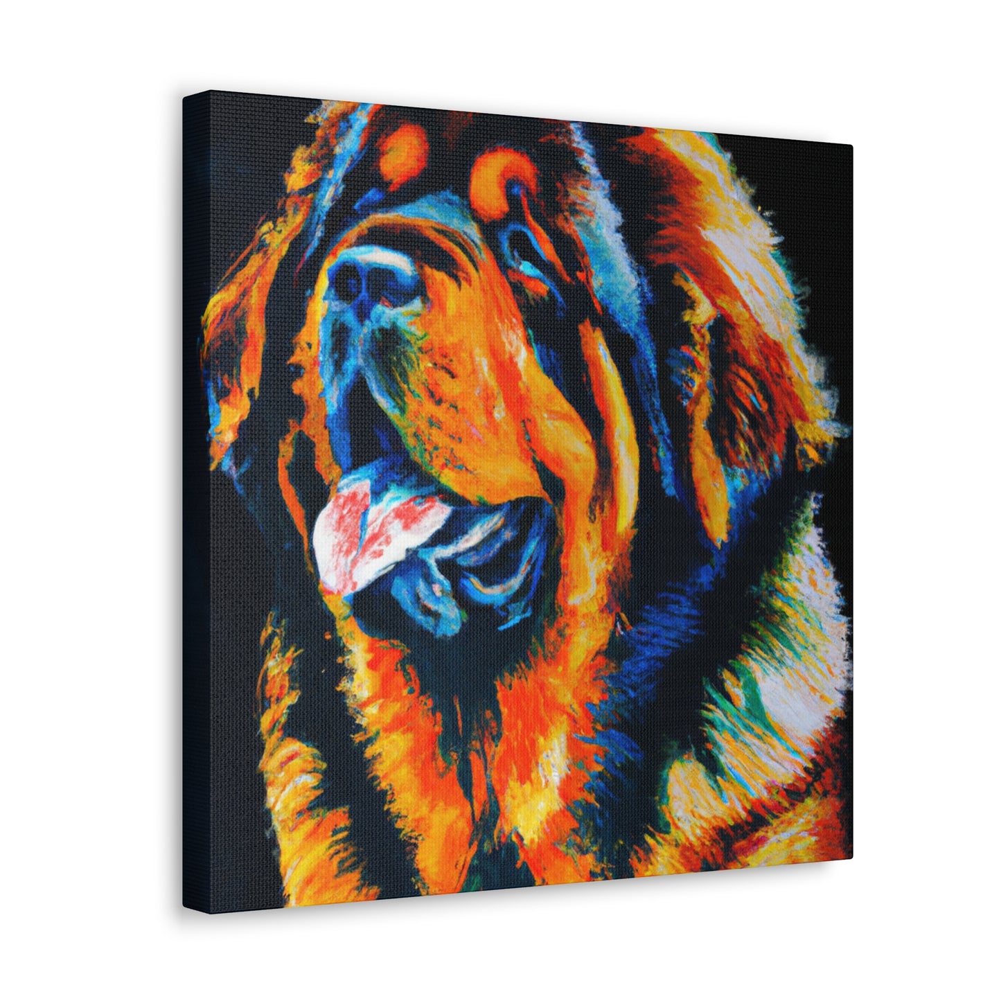 "Tibetan Mastiff, Realism" - Canvas