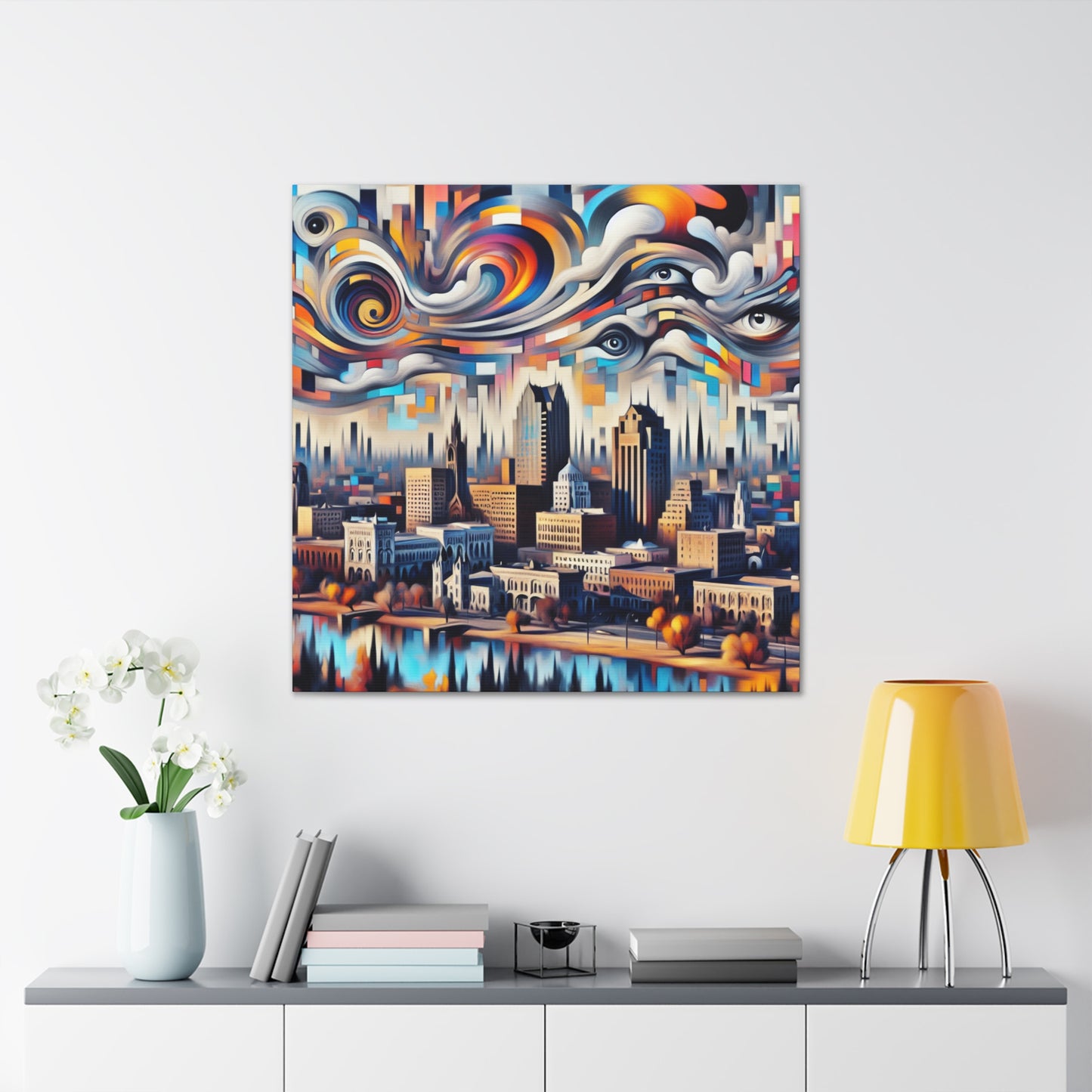 "Surreal Sacramento Splendor" - Canvas