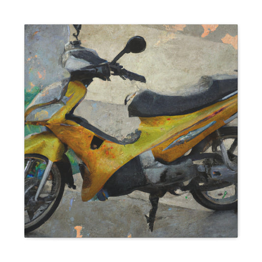 "Motorcycle Cruiser Dreamscape" - Canvas