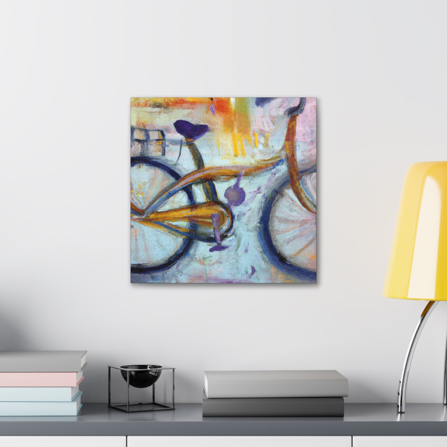 "Cycle of Freedom Wheels" - Canvas