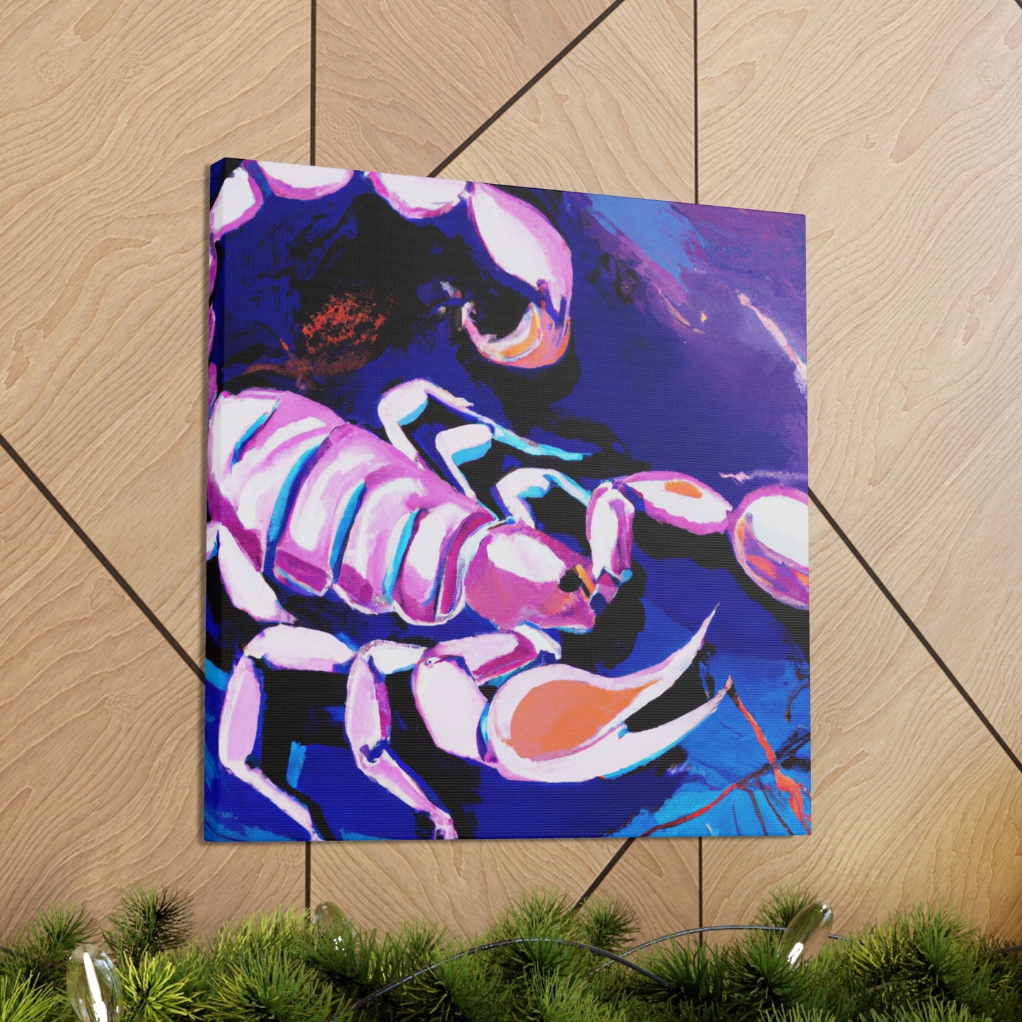 "Scorpion in Art Deco" - Canvas