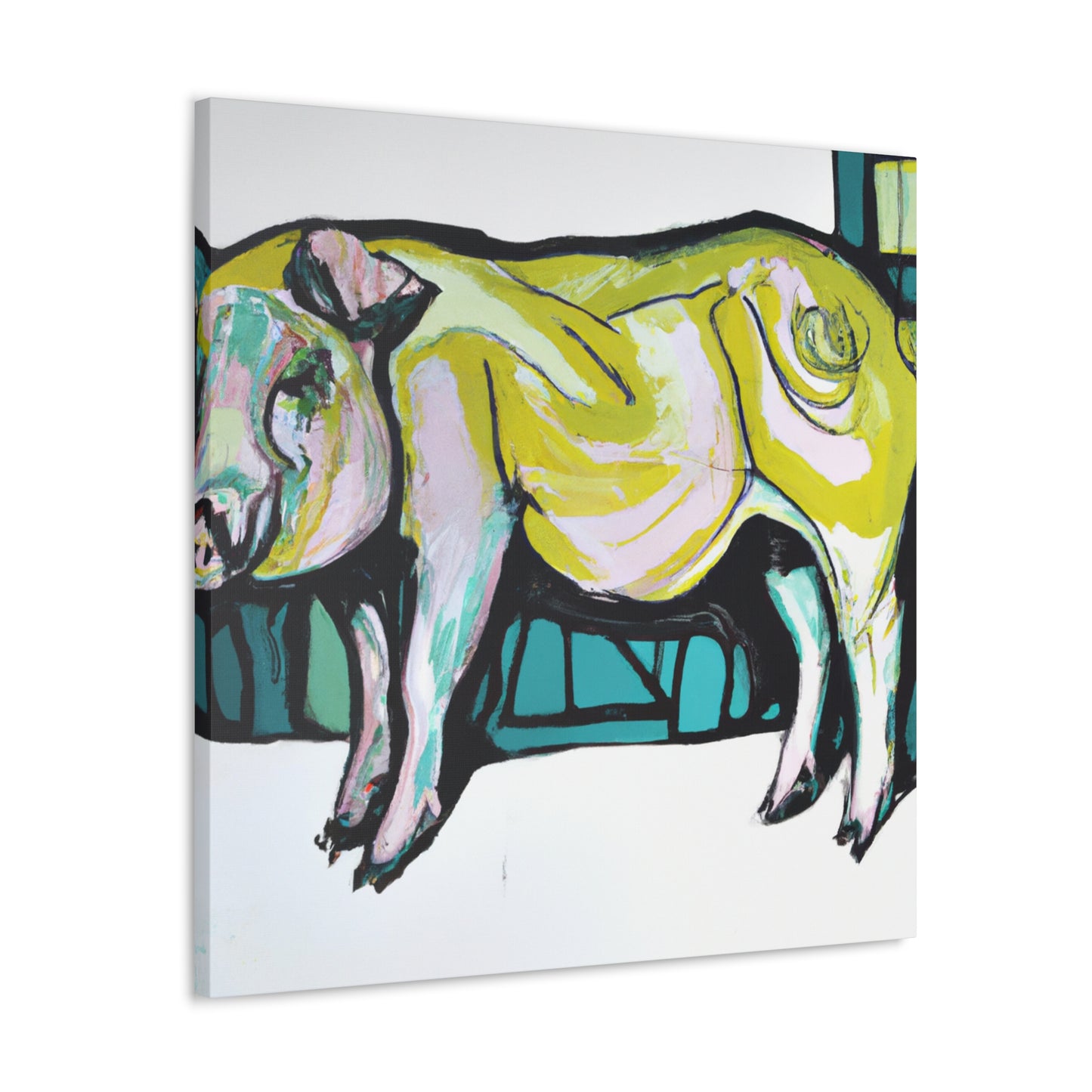 "Pig Culinary Delight" - Canvas