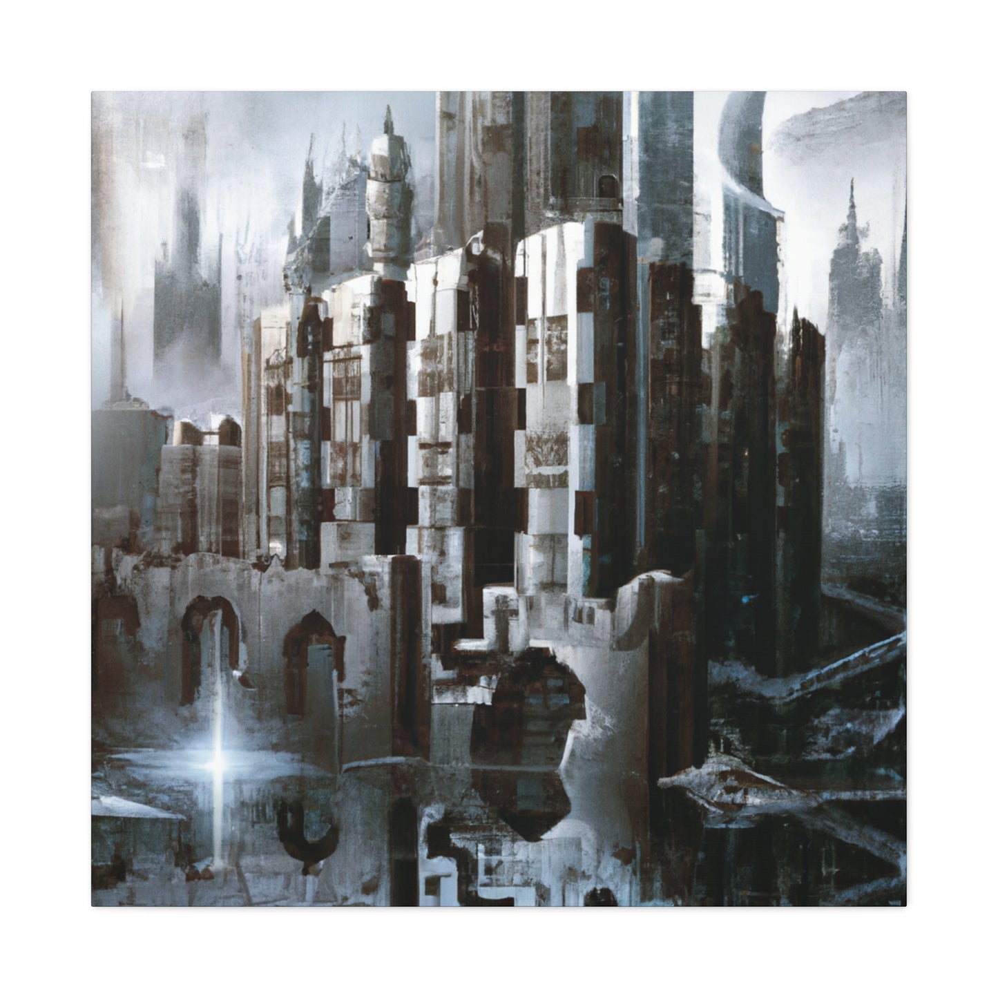 "Gothic Deco Enchantment" - Canvas