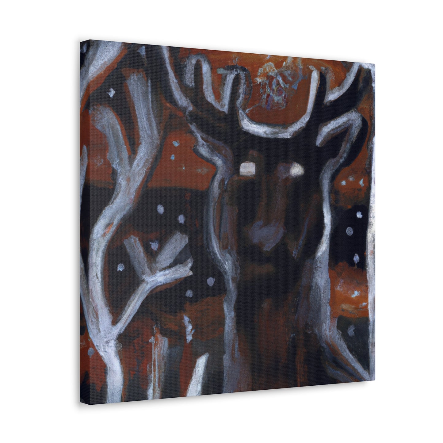 Reindeer in Abstraction - Canvas