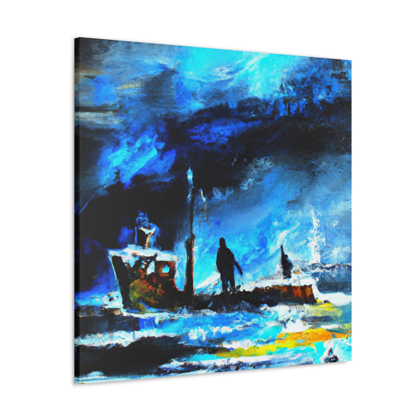 Dinghy on a Wave - Canvas