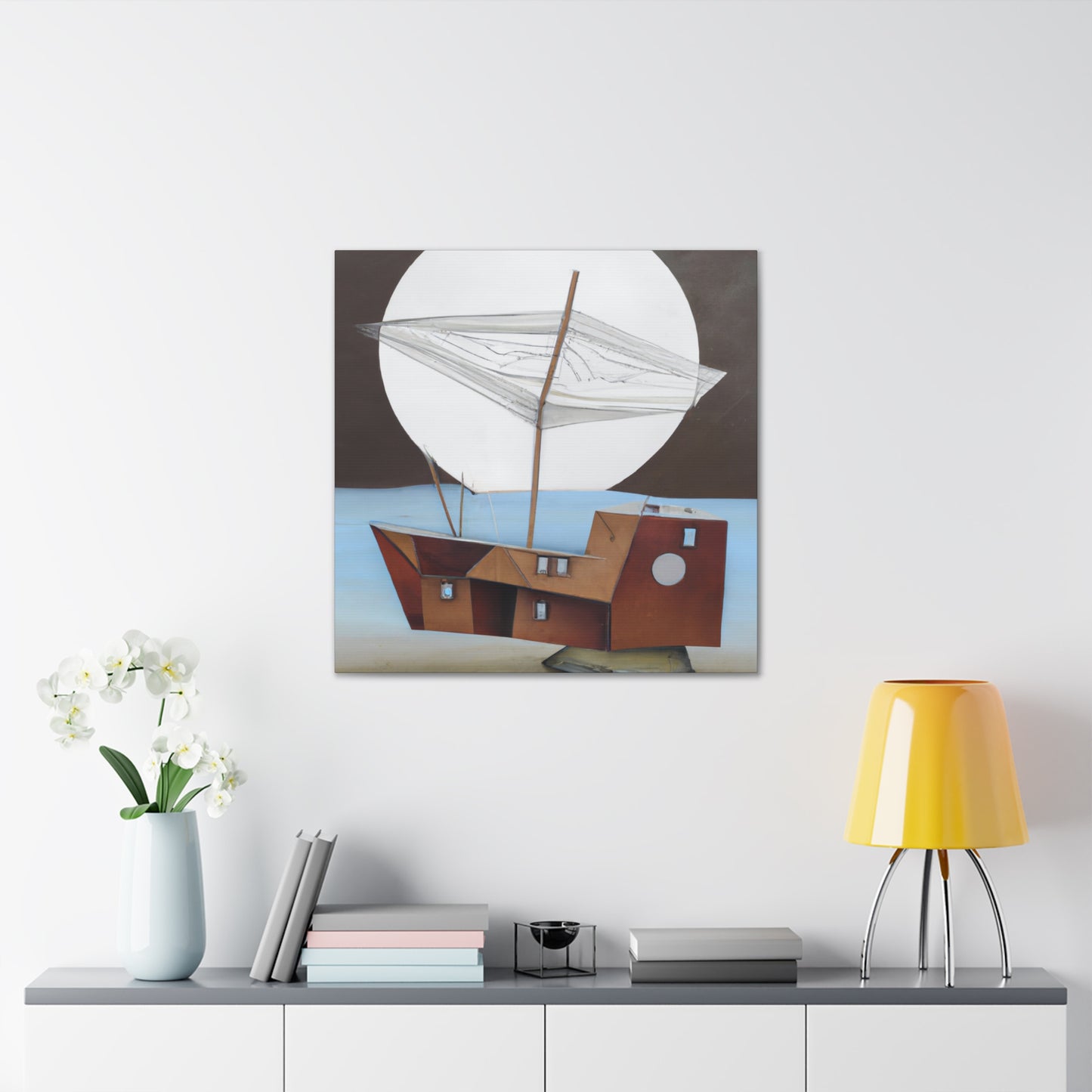 Fishing In Fluxury - Canvas