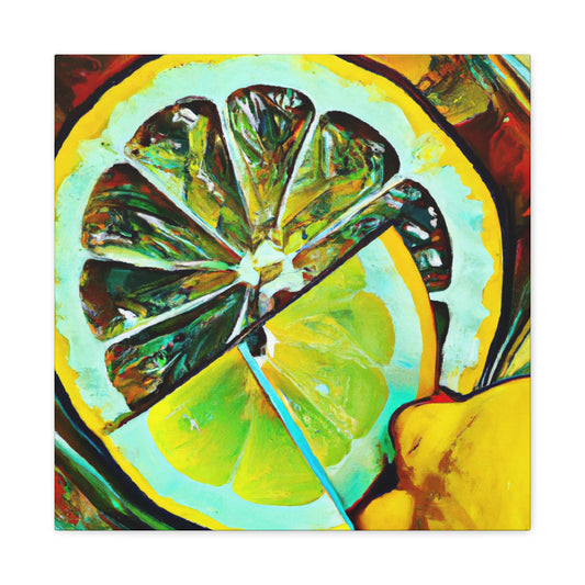 Lemon Sunshine Impression - Canvas