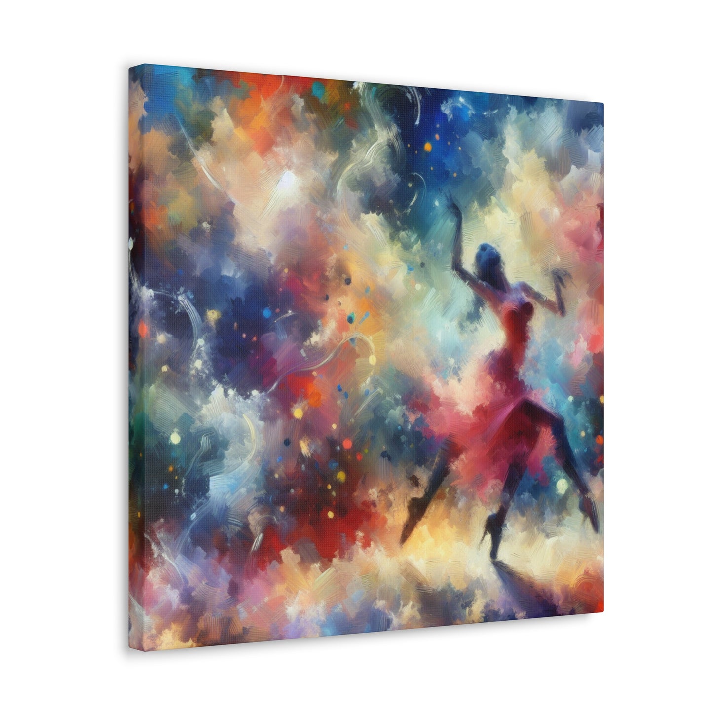 Rhythmic Twirls of Grace - Canvas