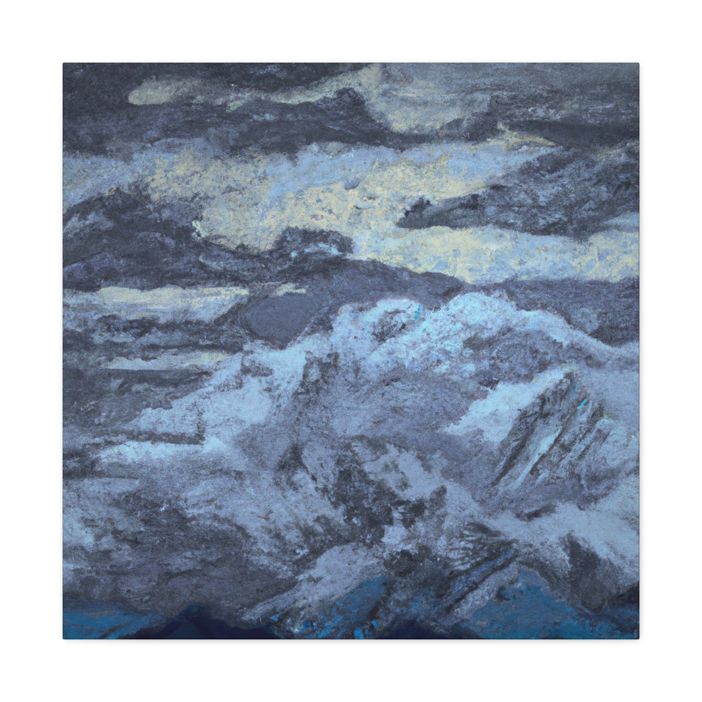 Snow Upon the Mountain - Canvas