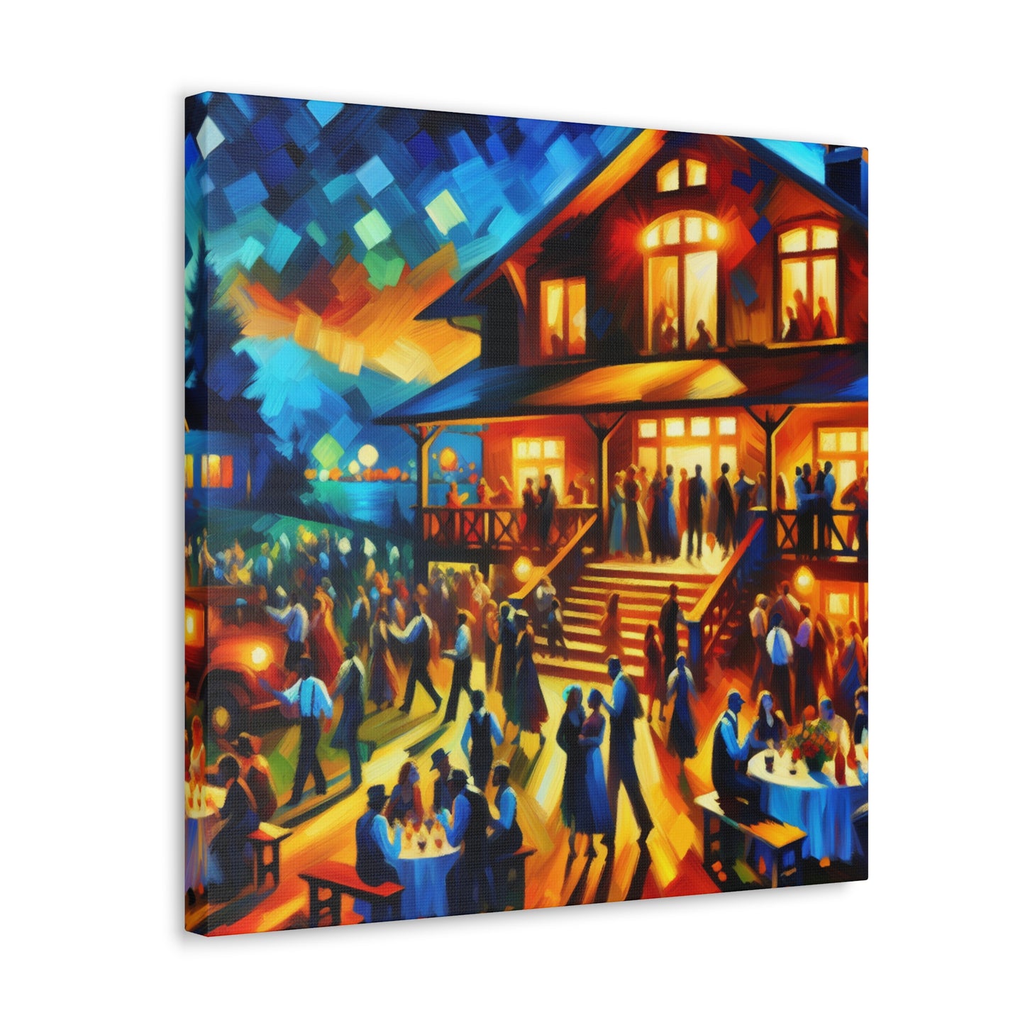 Euphoric Garden Gathering - Canvas