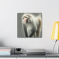 "Majestic Japanese Macaque" - Canvas