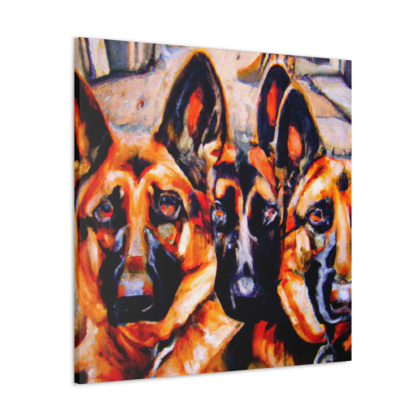 "Mystic German Shepherd Dream" - Canvas