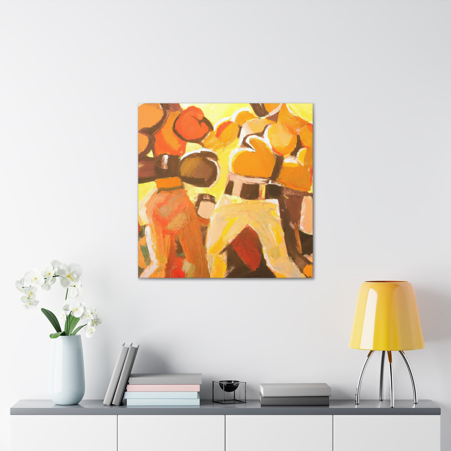 Boxers in the Ring - Canvas