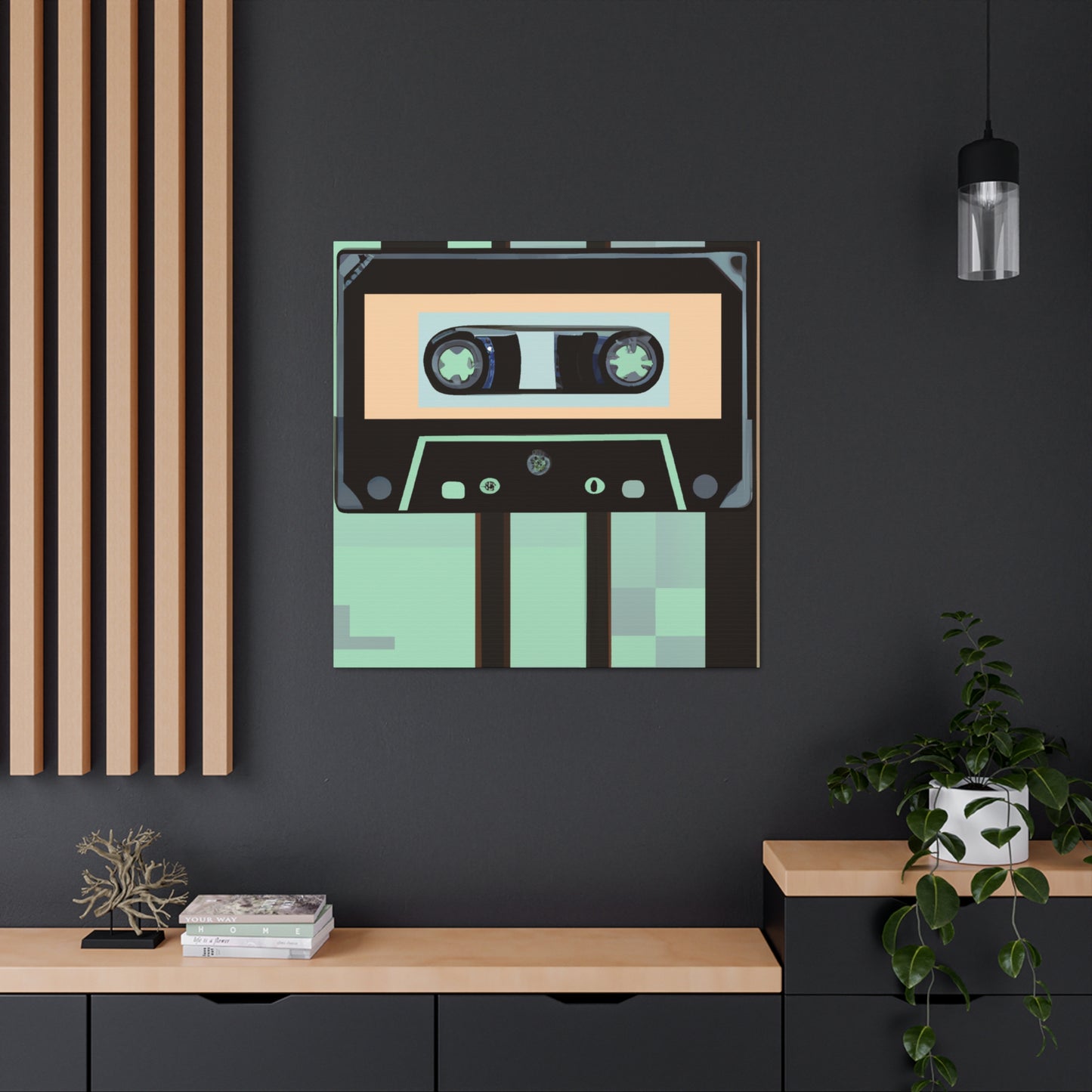 "Cassette Tape Renaissance" - Canvas