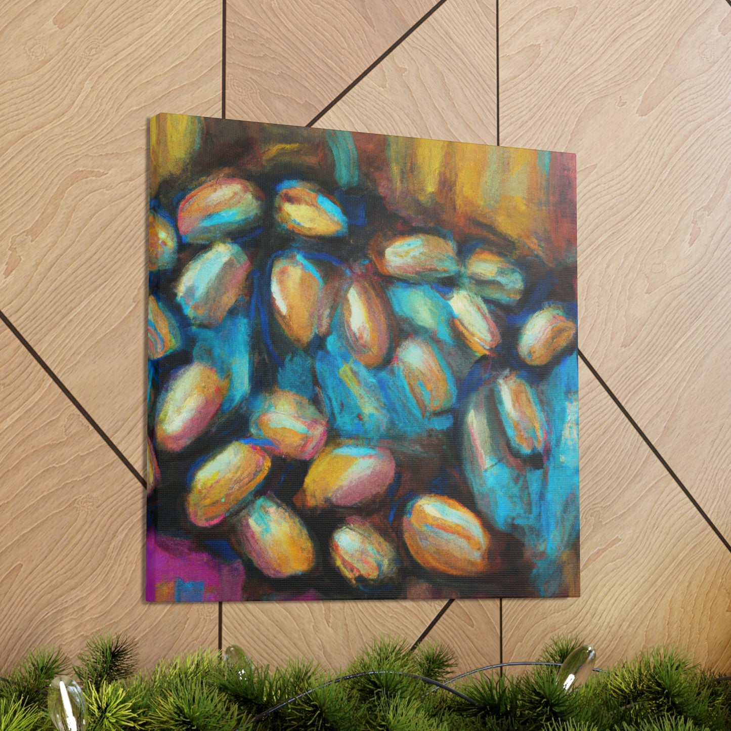 Coffee Beans in Fauve - Canvas