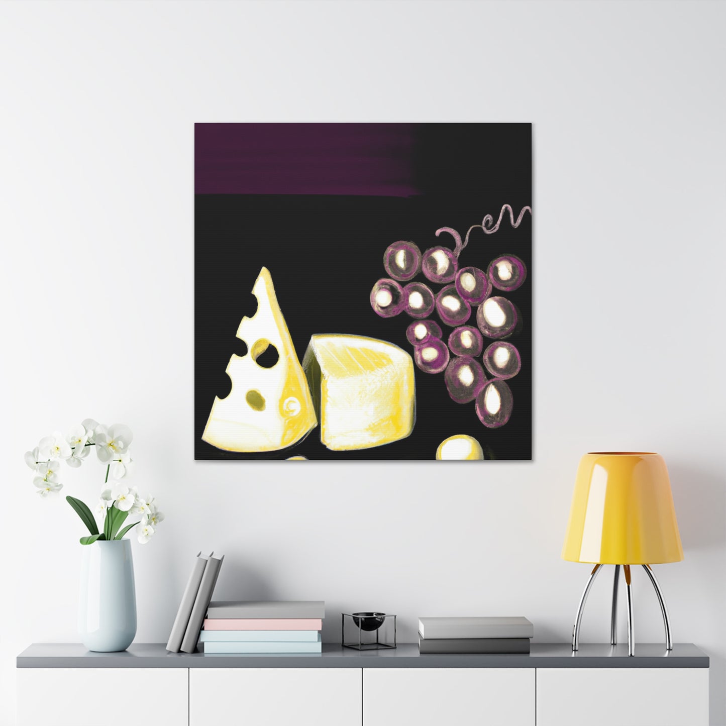 Cheese and Grapes Abide - Canvas