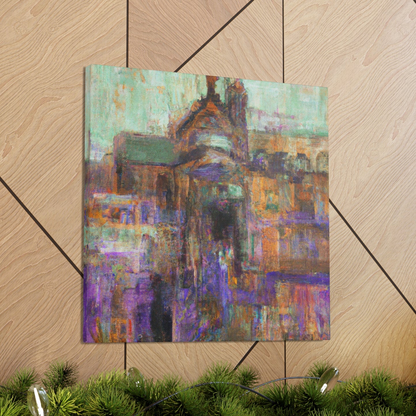 "Art Deco Majesty" - Canvas