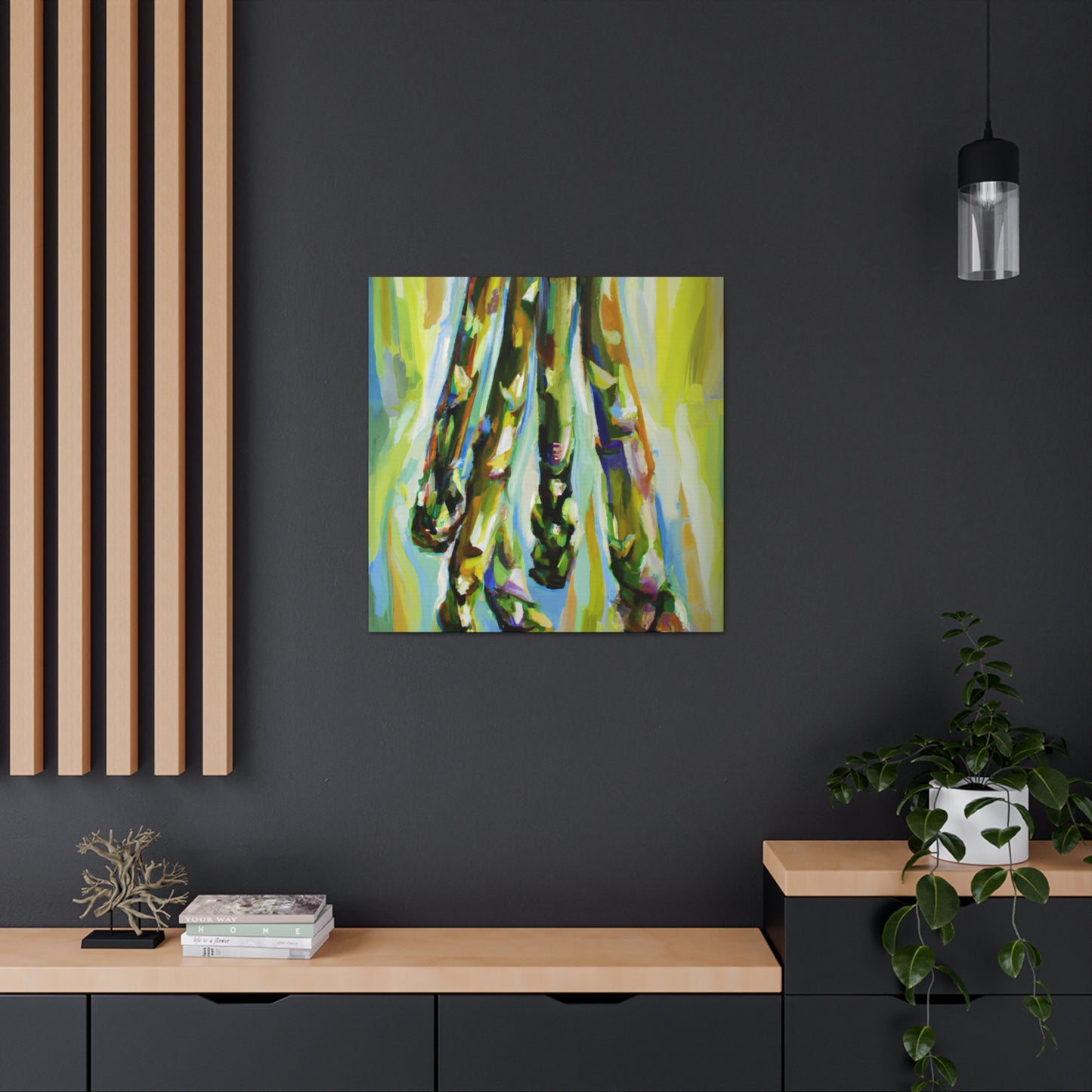 "Glorious Asparagus Meadow" - Canvas