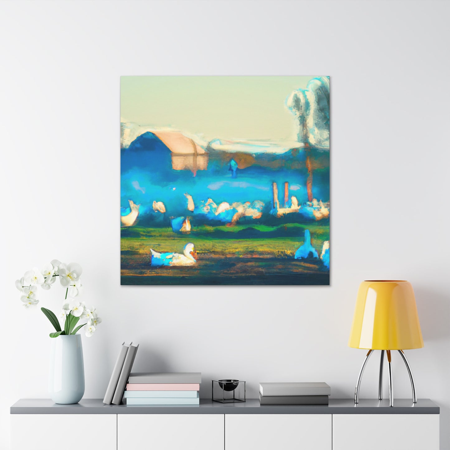 DUCK Illuminated Sunrise - Canvas