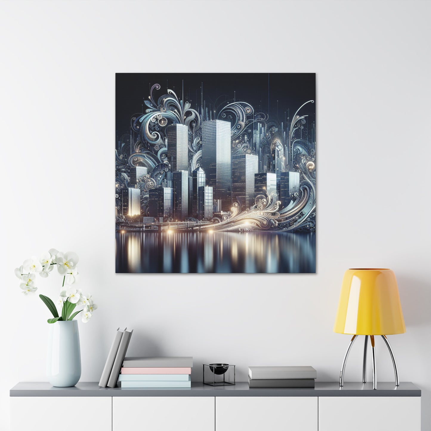 "Majestic Mile-High Metropolis" - Canvas