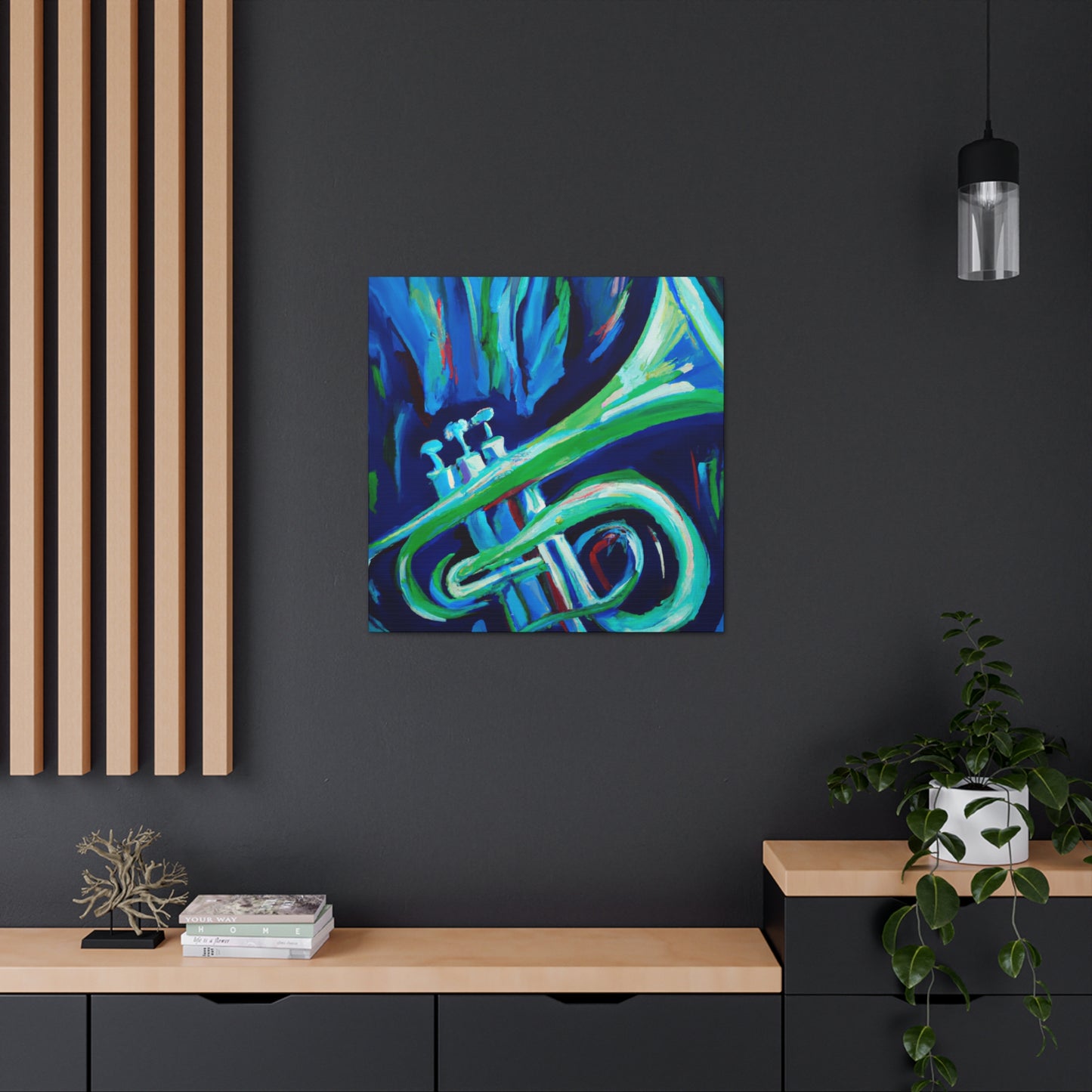 "Trumpets of Joyful Melody" - Canvas