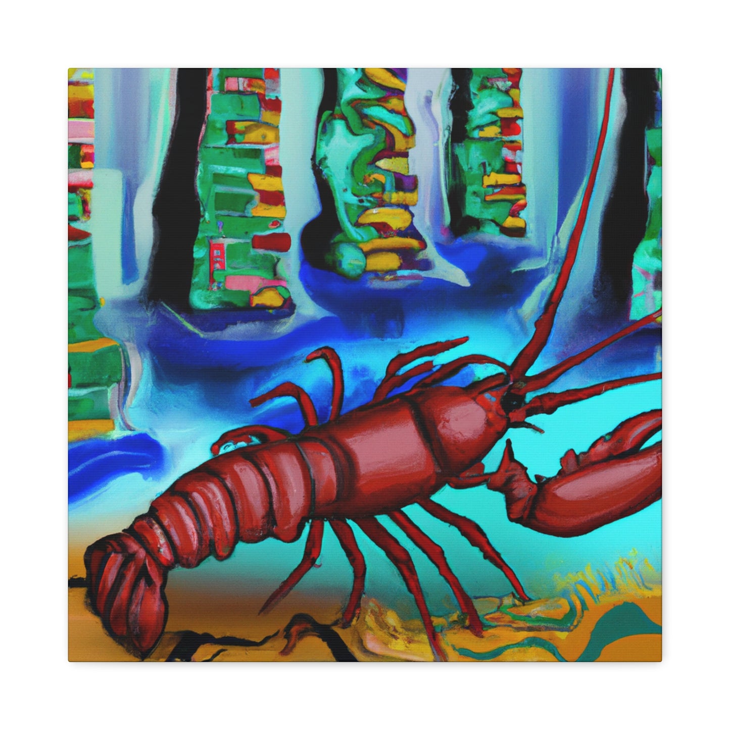 "Lobster Love Revival" - Canvas