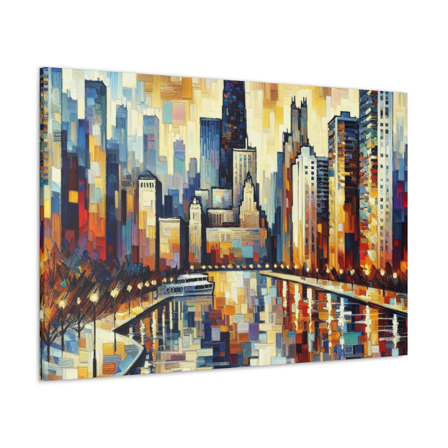 City of Steel Mirage - Canvas