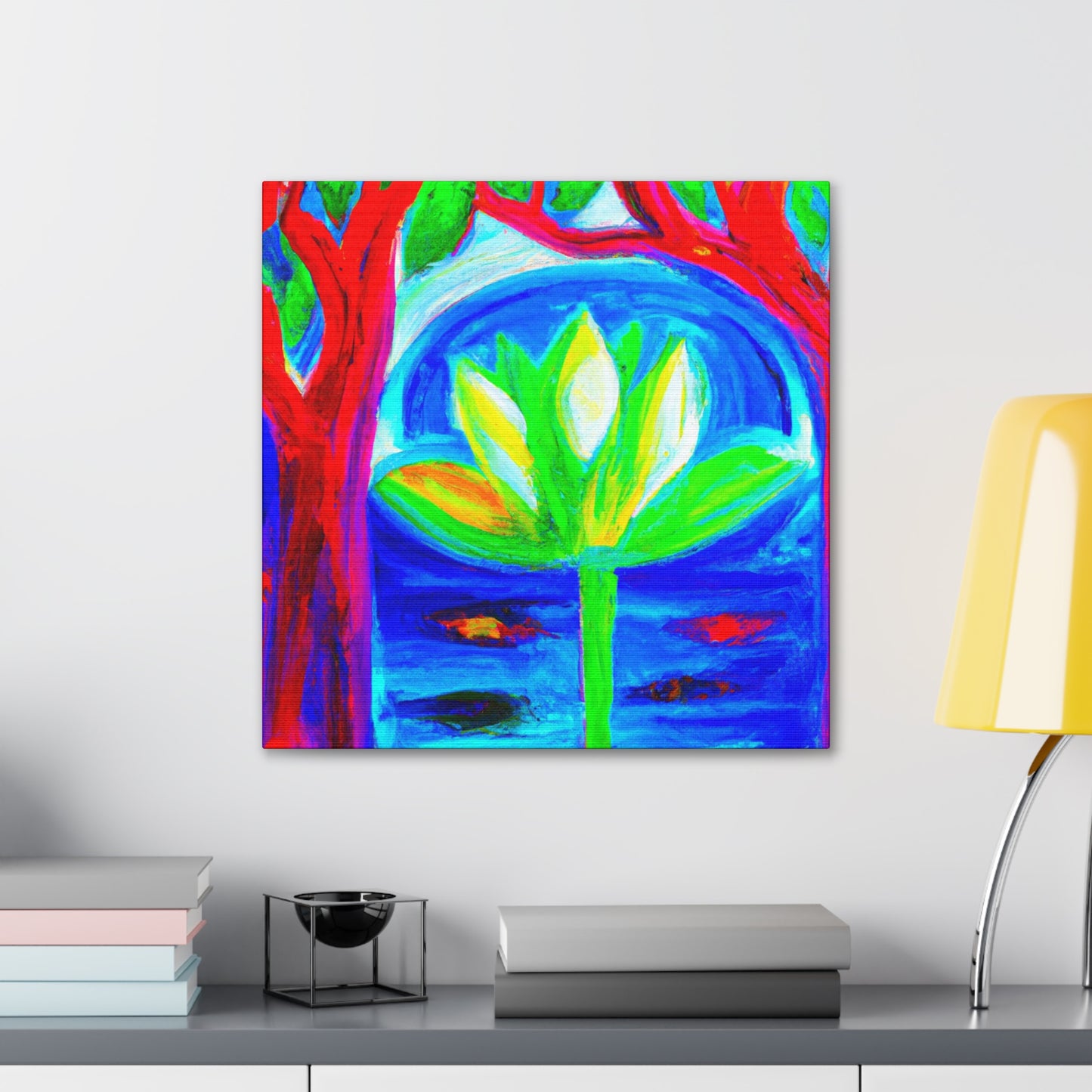 "Lotus of Elegance" - Canvas