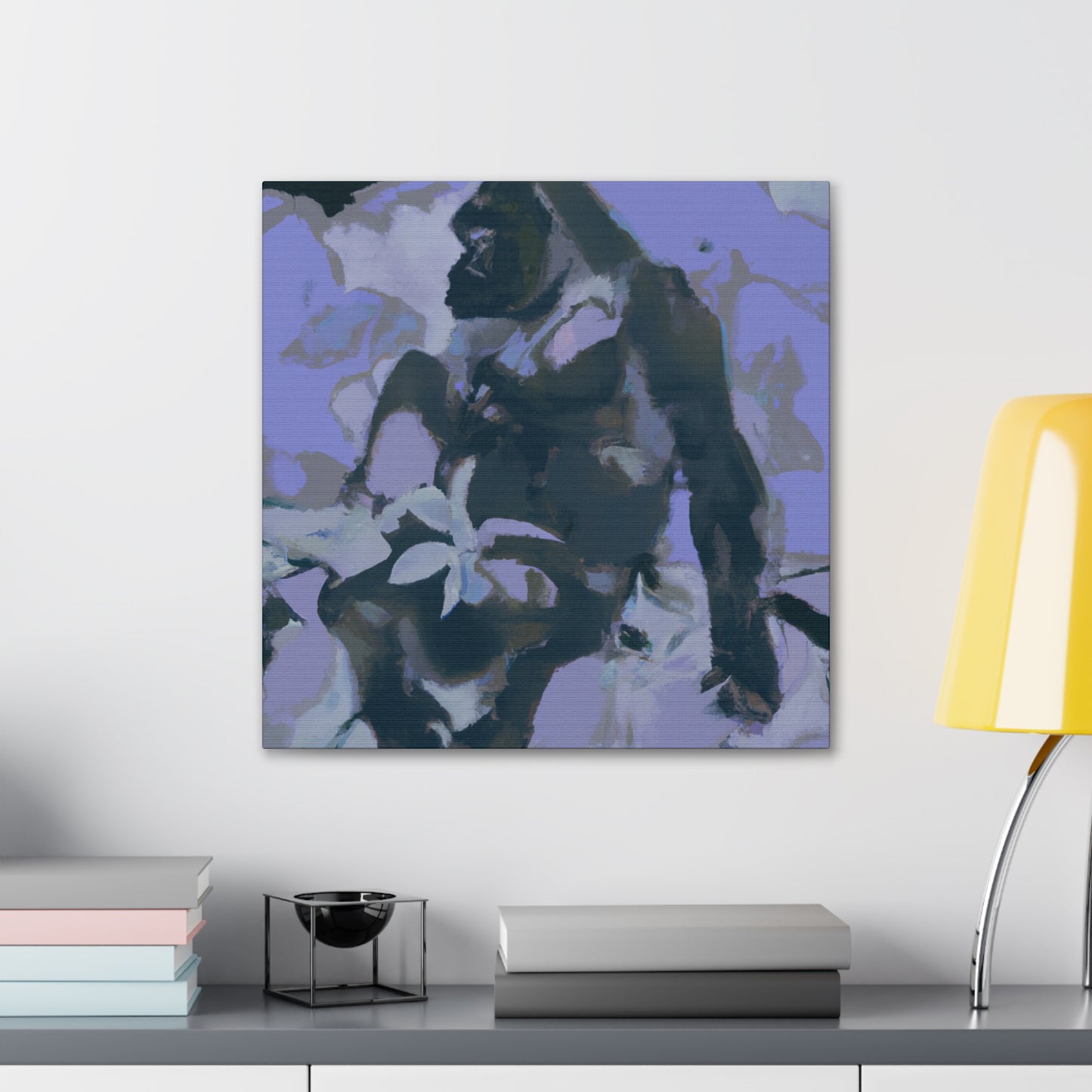 Gorilla Majesty Illuminated - Canvas