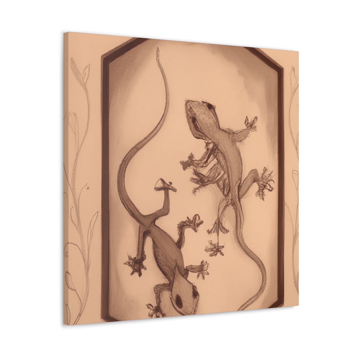 Crested Gecko Fascination - Canvas