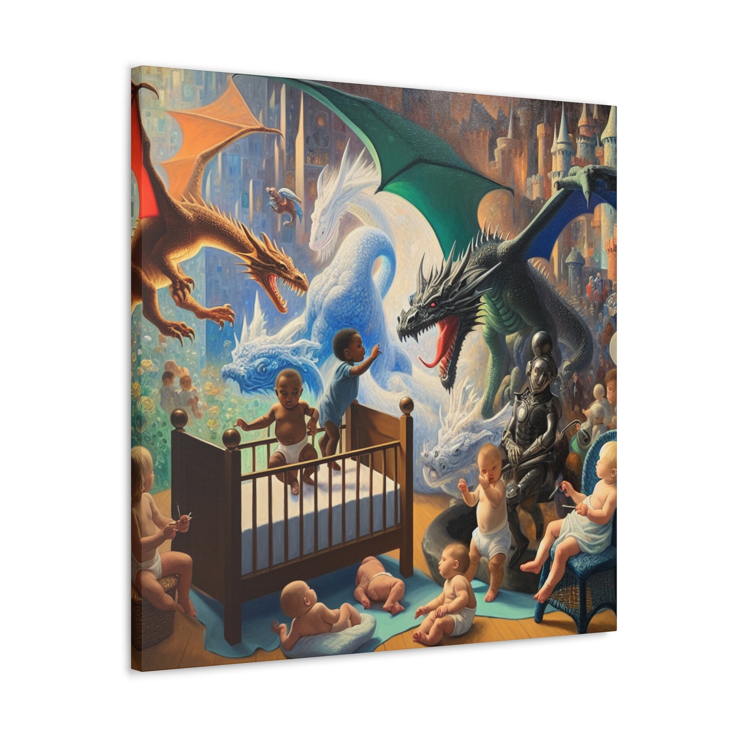 Dancing Dragon Dreams - Canvas