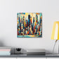 "Vibrant Urban Splendor" - Canvas