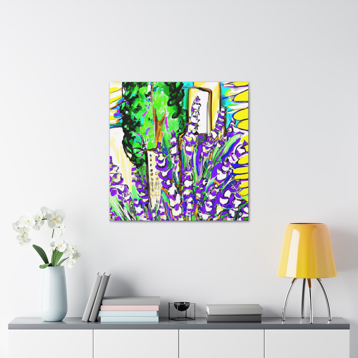 Lavender in Moonlight - Canvas