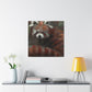 "A Red Panda Slumber" - Canvas