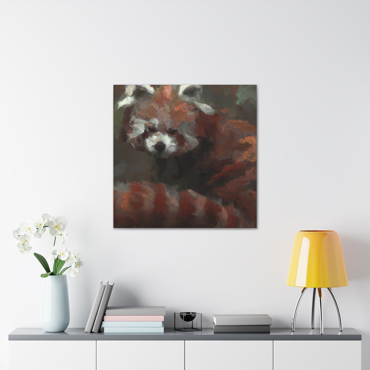 "A Red Panda Slumber" - Canvas