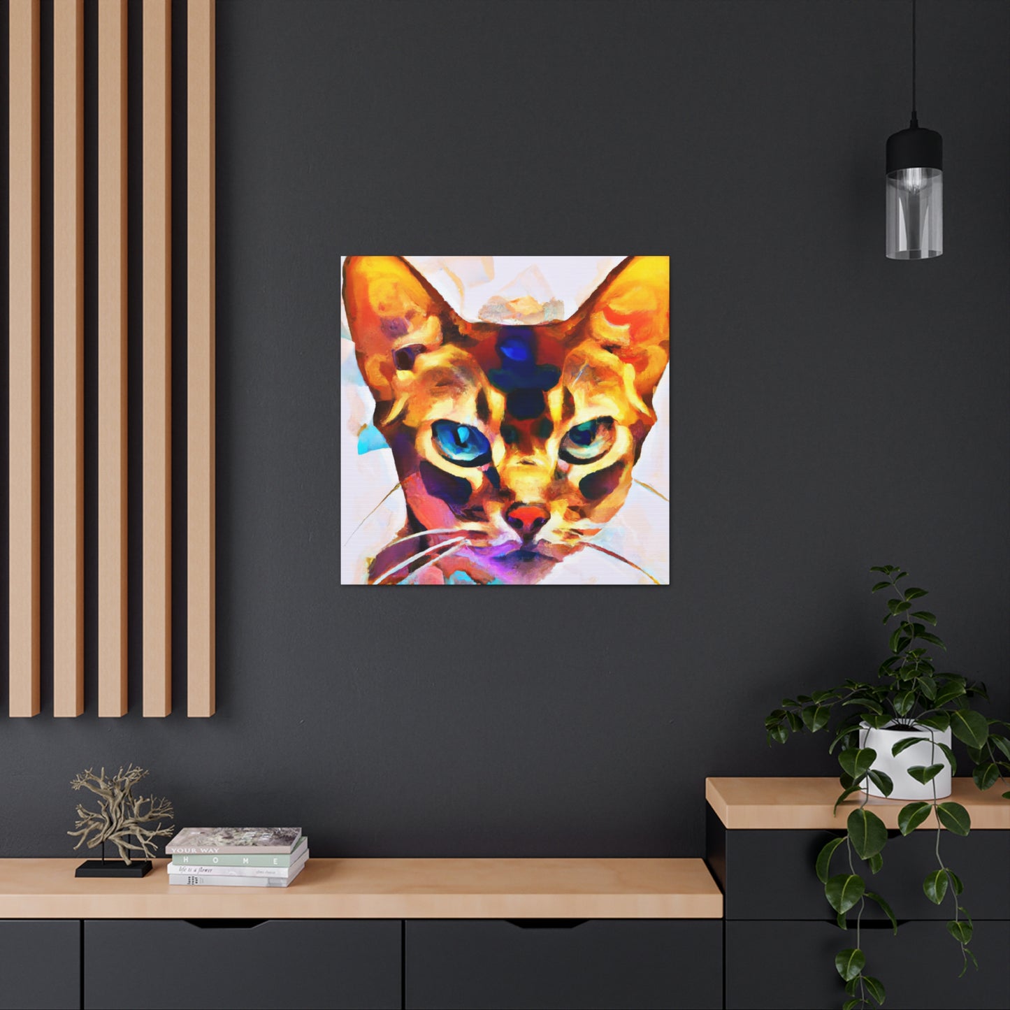 Abyssinian Beauty Rising - Canvas