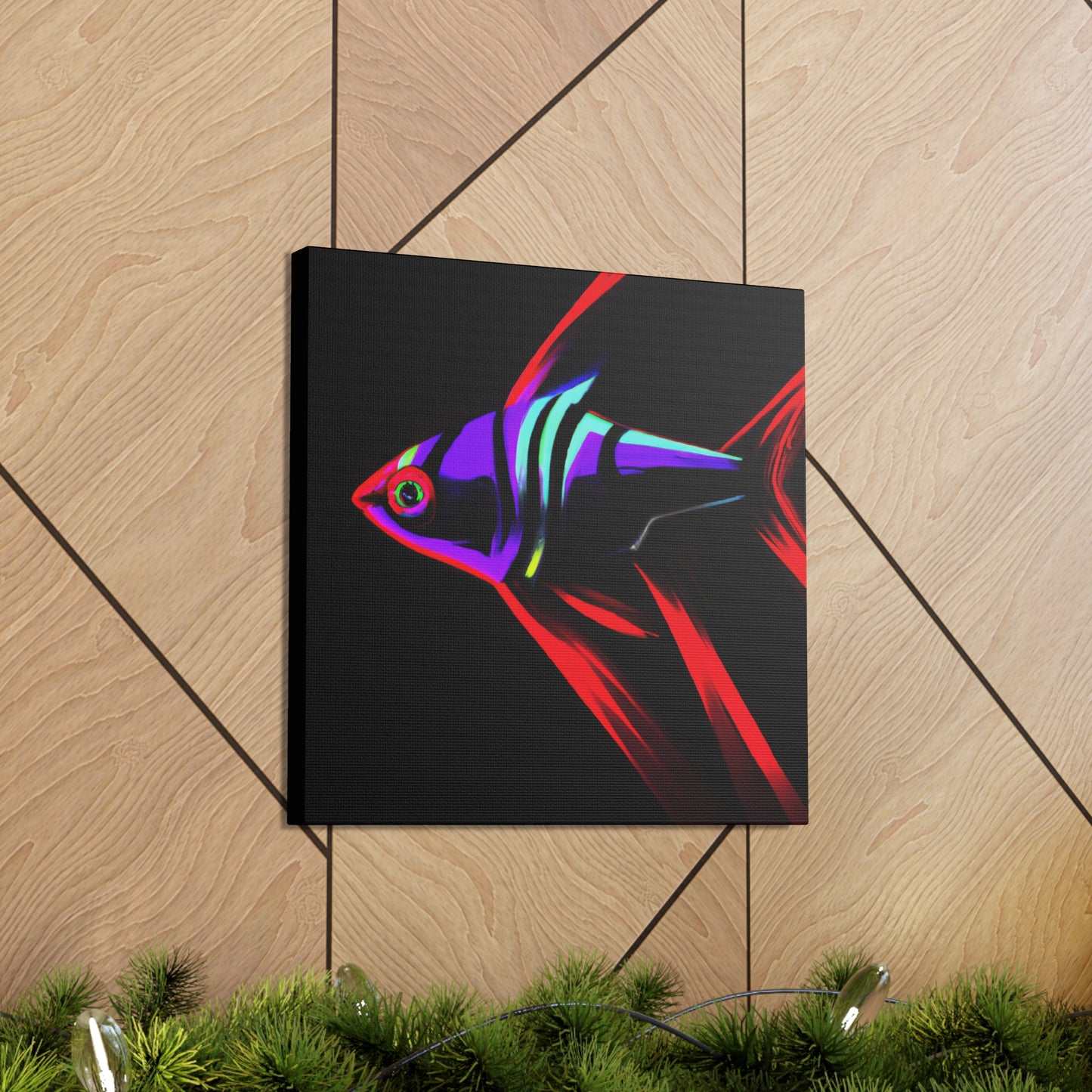 "Neon Tetra Singing Songs" - Canvas