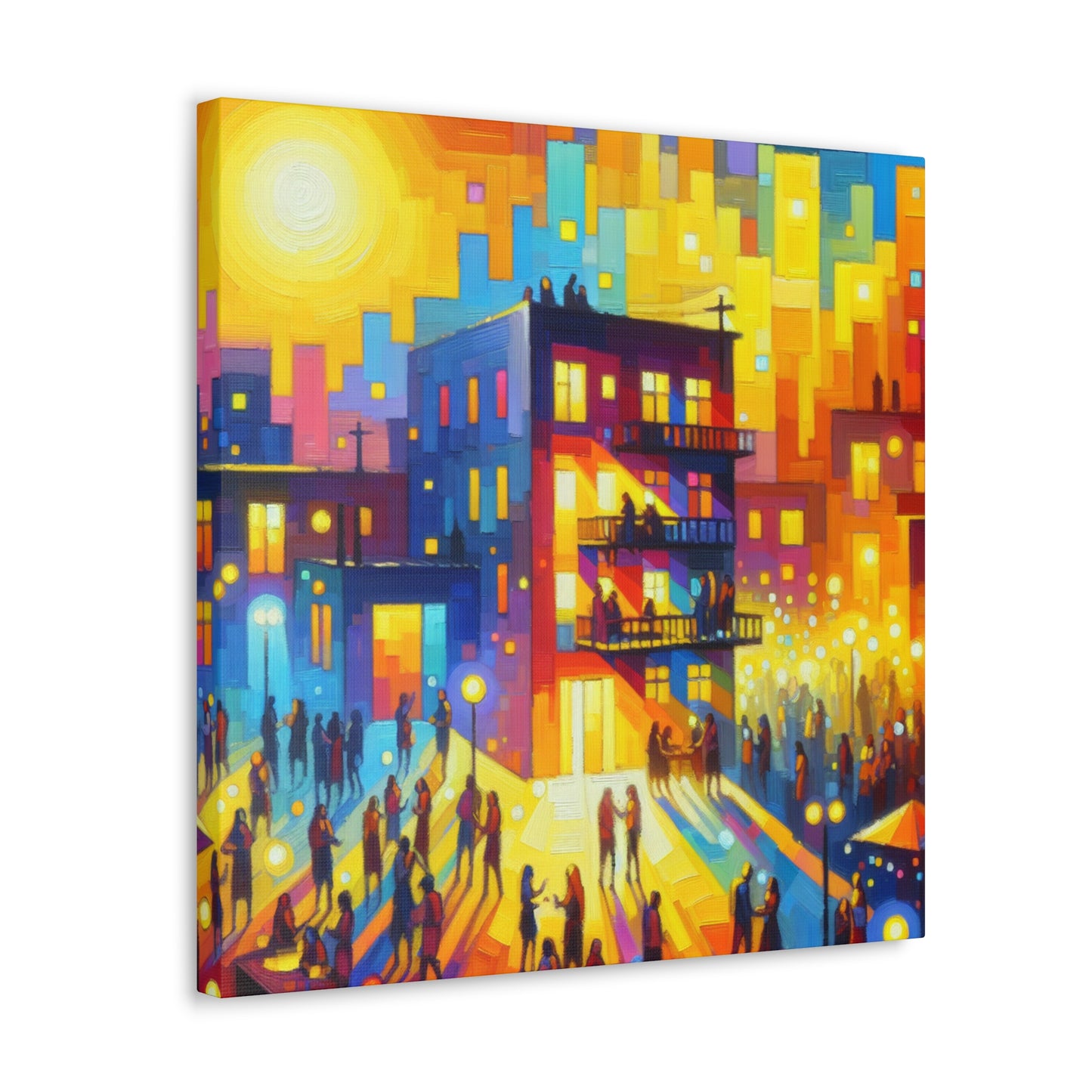 Vibrant Soirée Reverie - Canvas