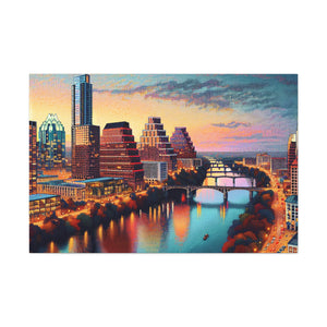 "Lone Star Dotted Dreams" - Canvas