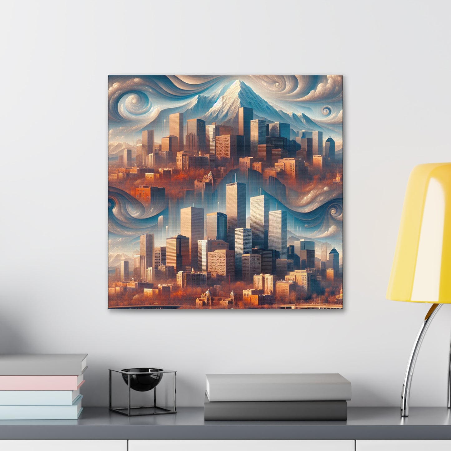 "Enigmatic Mile-High Canvas" - Canvas