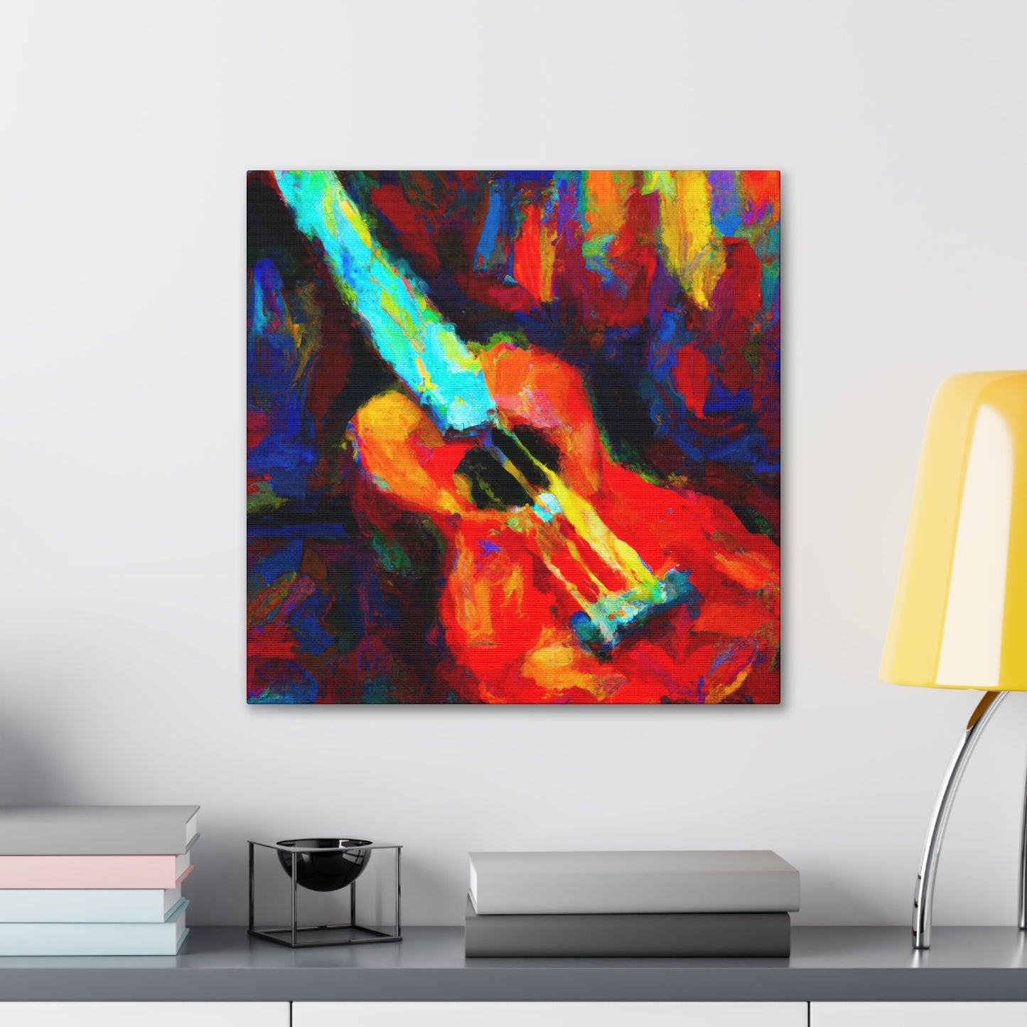 "Ukelele at Sunrise" - Canvas