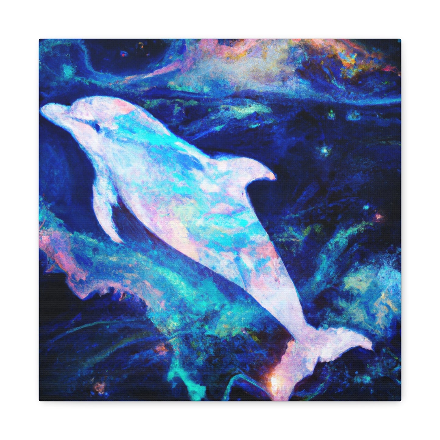 "Dolphin in the Baroque" - Canvas