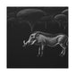 "Warthog In Art Deco" - Canvas