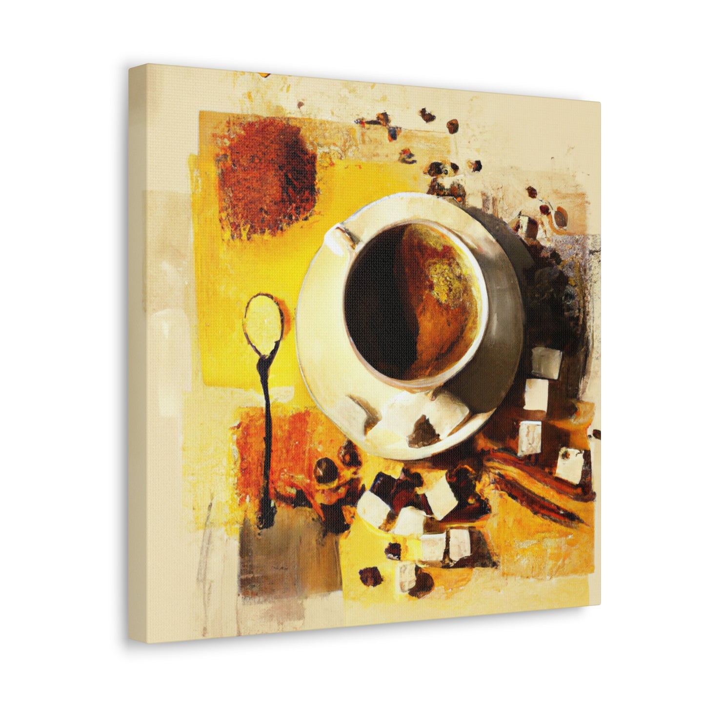 Coffee Time Reflection - Canvas