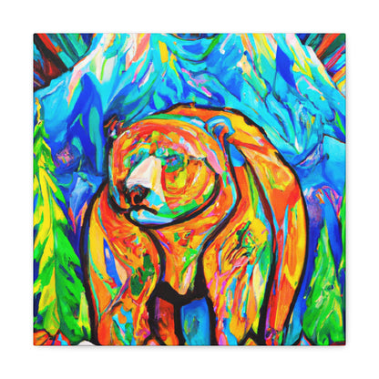 Bear with Dignity. - Canvas