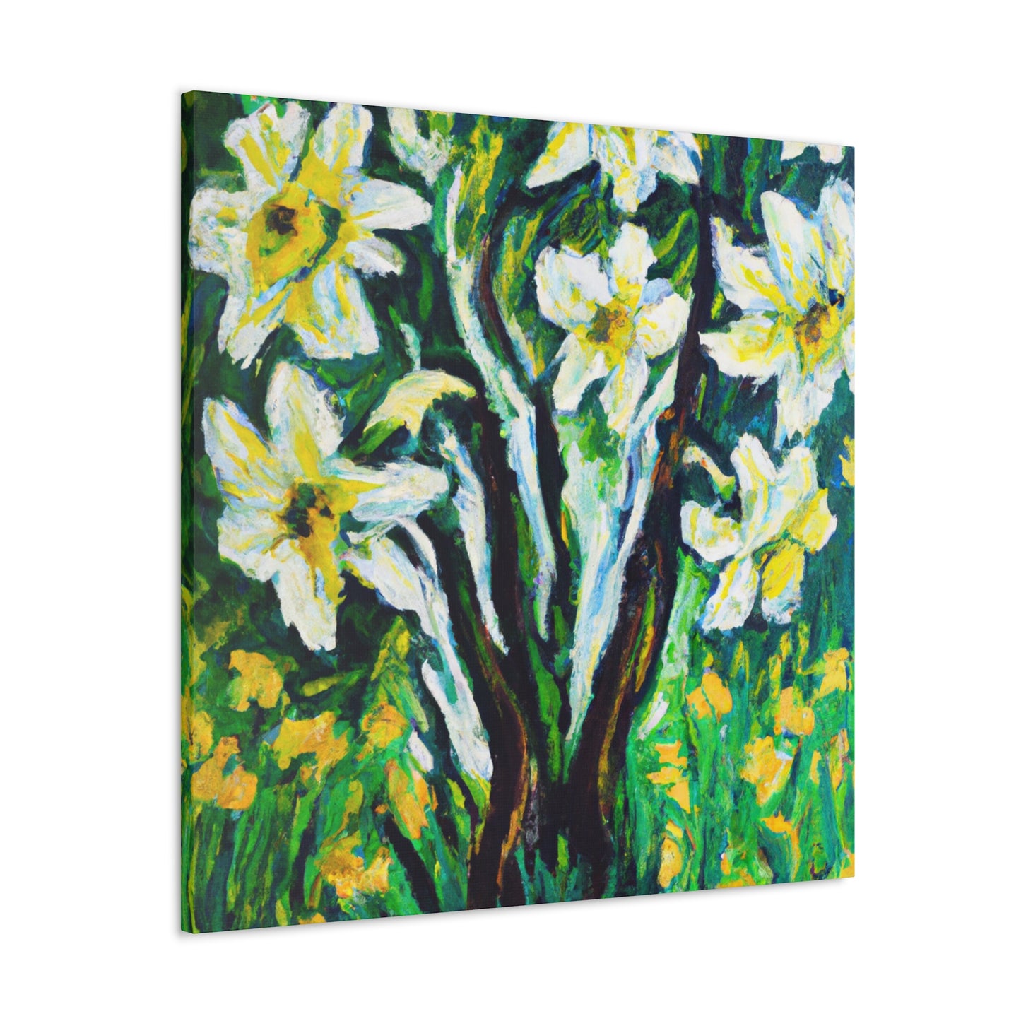 "Bright Daffodil Radiantly" - Canvas