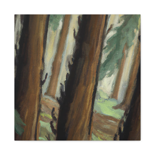 Redwood in Bloom. - Canvas