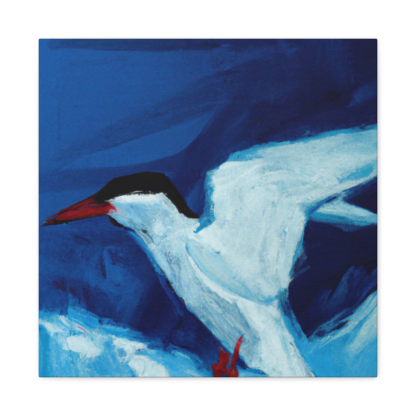 Arctic Tern Expressionism - Canvas