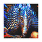 "Pangolin in Expressionism" - Canvas